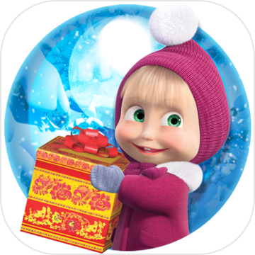Masha And The Bear - Masha And The Bear: Xmas Shopping (360x360), Png Download