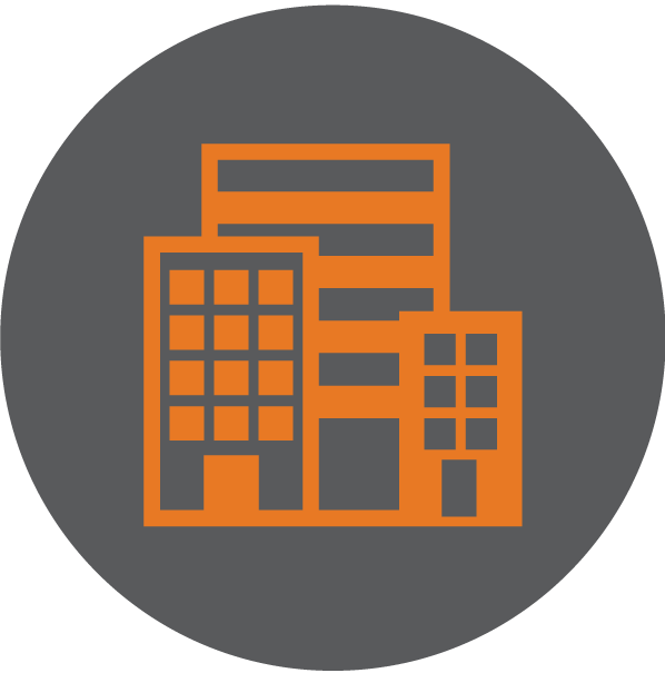 City Facilities Icon - Circle (598x605), Png Download