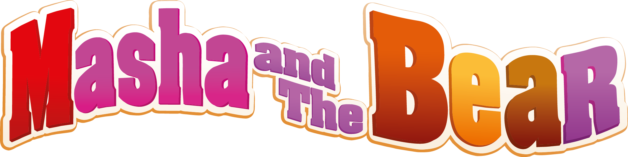 Masha And The Bear Logo (2000x500), Png Download