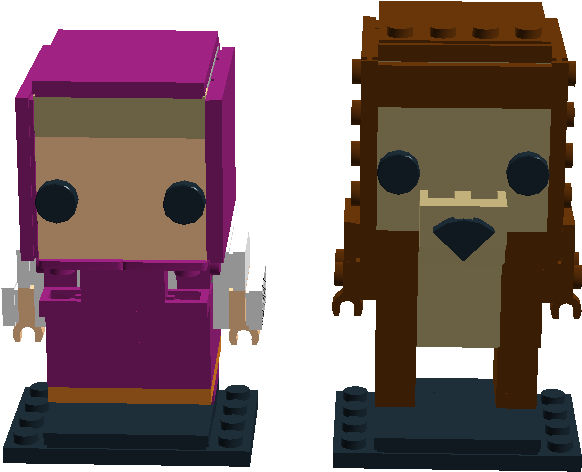 Masha And The Bear Brickheadz - Lego Ideas (1126x576), Png Download