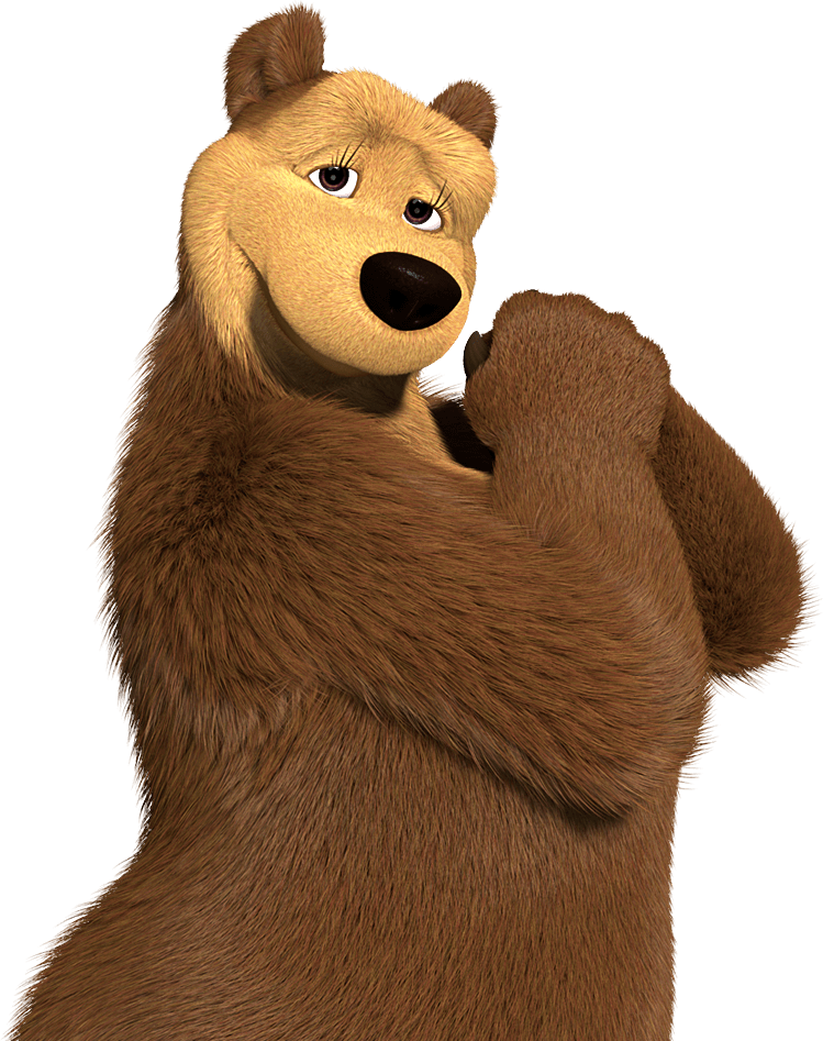 Jpg Masha Y El Oso (749x947), Png Download