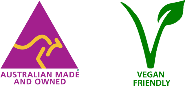 Vegan Symbol Png - Made In Australia Label (690x369), Png Download