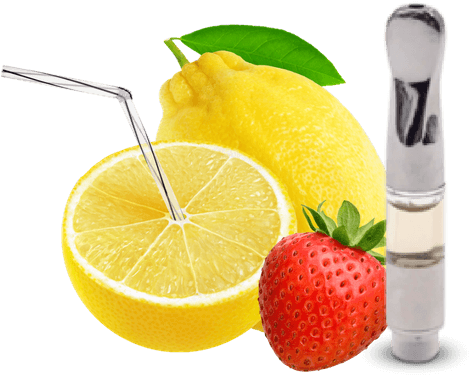 Cbd Vape Cartridge Strawberry Lemonade (800x800), Png Download