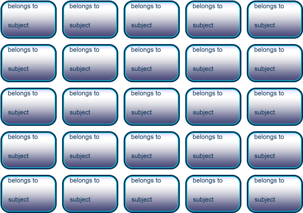 25 Blue Border Book Labels - Garden Fencing Ideas (640x456), Png Download