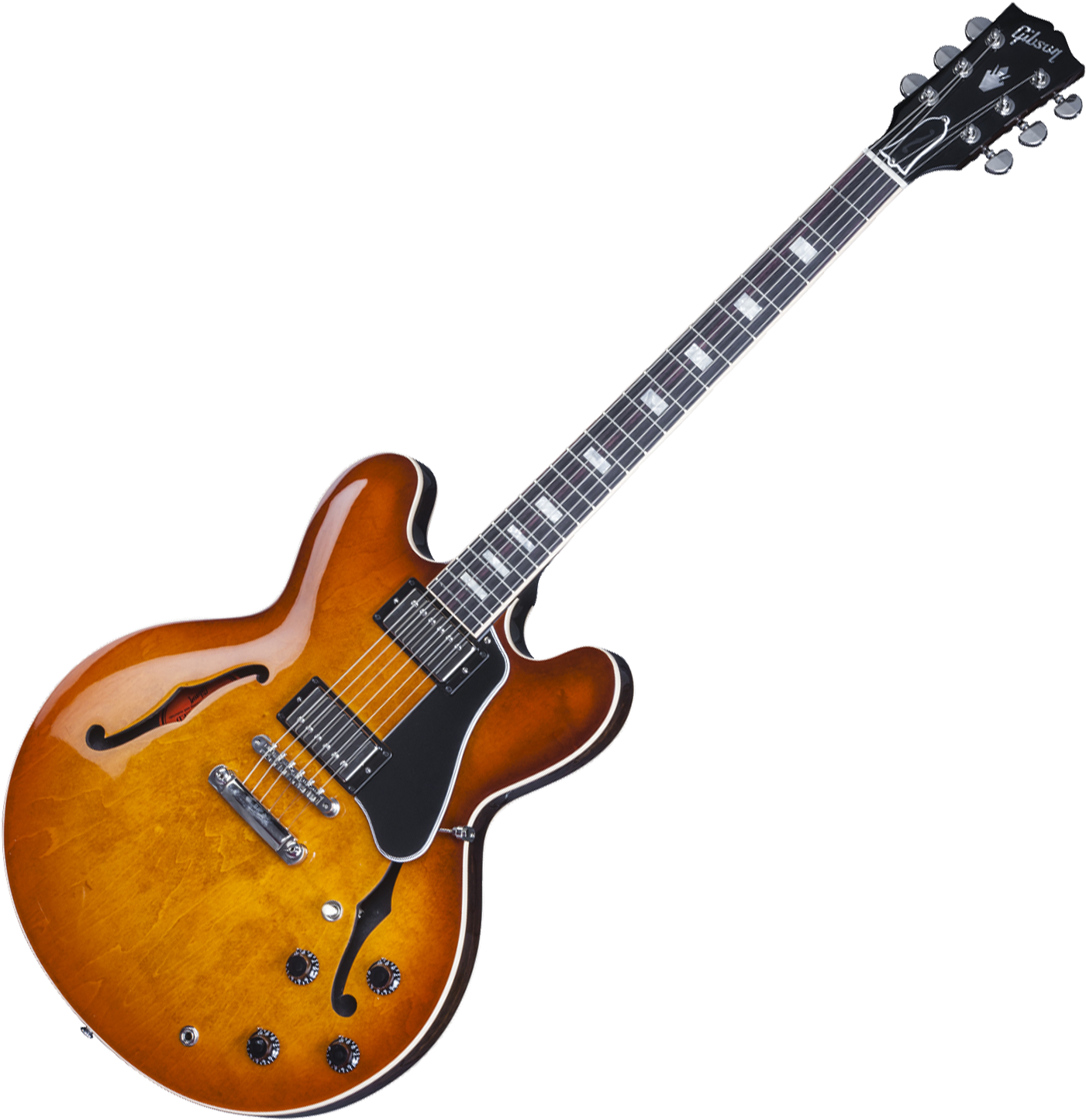 Guitarra Eléctrica Gibson Usa Faded Lightburst 2017 - Gibson 335 Faded Lightburst (1500x1500), Png Download