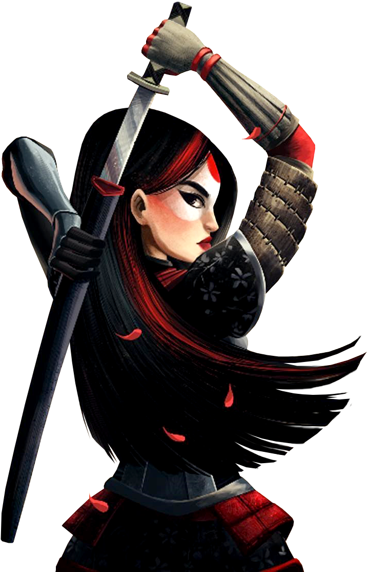Png Artwork - Super Hero Girl Katana (784x1136), Png Download
