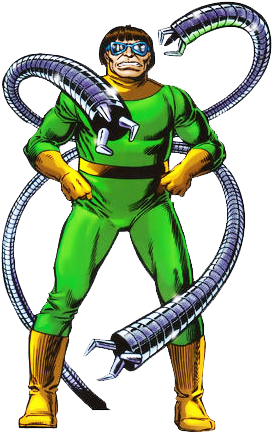 Spider Clipart - Doctor Octopus (300x450), Png Download