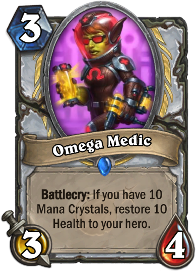 Omega Medic Hearthstone (800x1138), Png Download