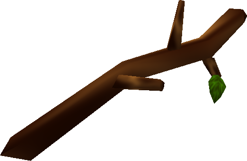 Wooden Stick - Ocarina Of Time Deku Stick (495x323), Png Download