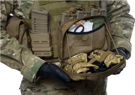 Tacmed Solutions Combat Medic Pouch - Medic Pouch (649x371), Png Download