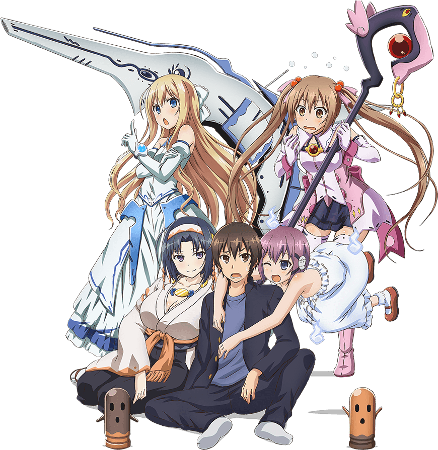 好感win Win無条件 Koukan Win Win Mujouken - Anime Invaders Of The Rokujyoma (980x900), Png Download