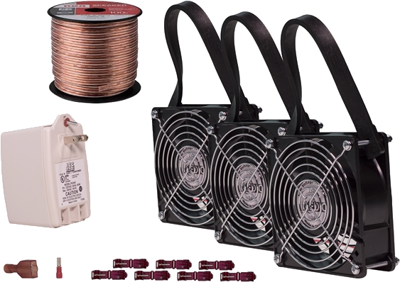 Fan Kit, Fanpak™ For The Moisture Medic - Handbag (640x492), Png Download