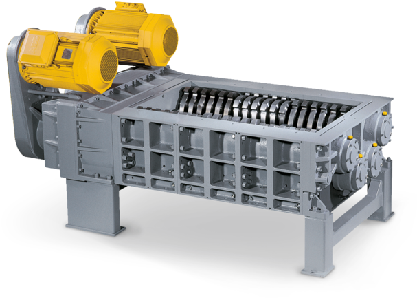 Rs50-100 Industrial Shredder - Metal Shredder (974x441), Png Download