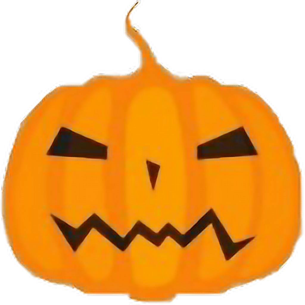Halloween Calabaza Orange Naranja Nochedebrujas Pumpkin - Halloween (1024x1024), Png Download