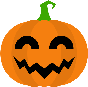 Pones Un Mantel De Papel De Color Blanco Y Pegas Las - Halloween Pumpkin Vector (464x365), Png Download