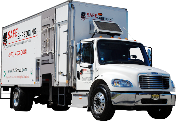 Mobile Shredding Truck - Shred Truck Png Chicagoland (611x419), Png Download