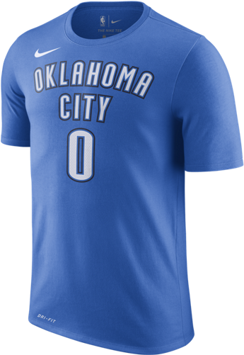Russell Westbrook Okc Nike Dry Nba T-shirt 'signal - 2012–13 Oklahoma City Thunder Season (500x500), Png Download