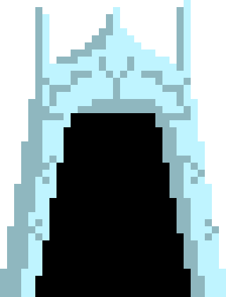 Glacier Island Entrance - Architecture (320x420), Png Download