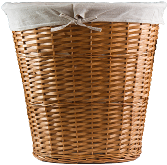 Laundry Baskets - Transparent Laundry Basket (406x393), Png Download