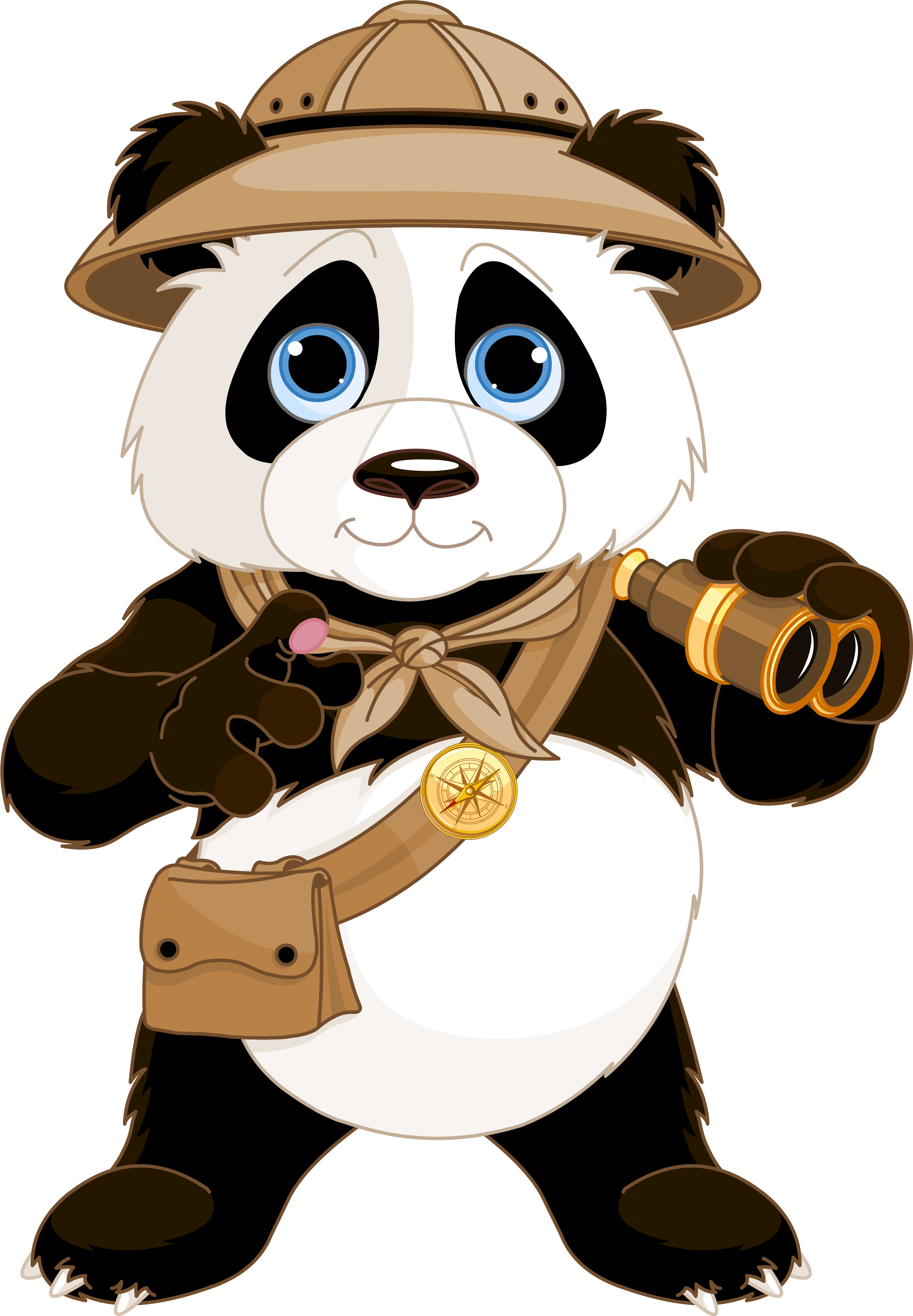 Panda Clipart (4288x6178), Png Download