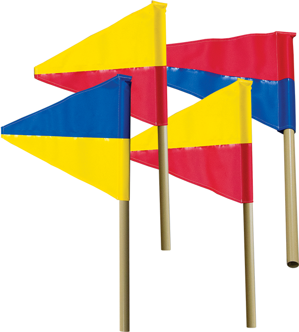 Rainbow Flags - Castle Flags (892x692), Png Download