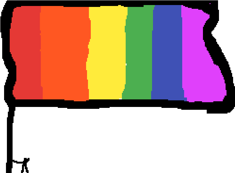 Rainbow Flag (987x549), Png Download