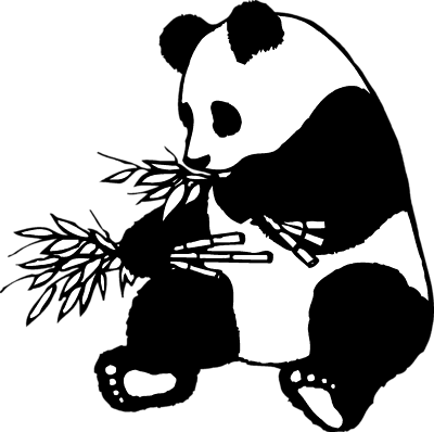 Giant Panda Clip Art Free Clipart Images - Panda Clip Art (400x398), Png Download