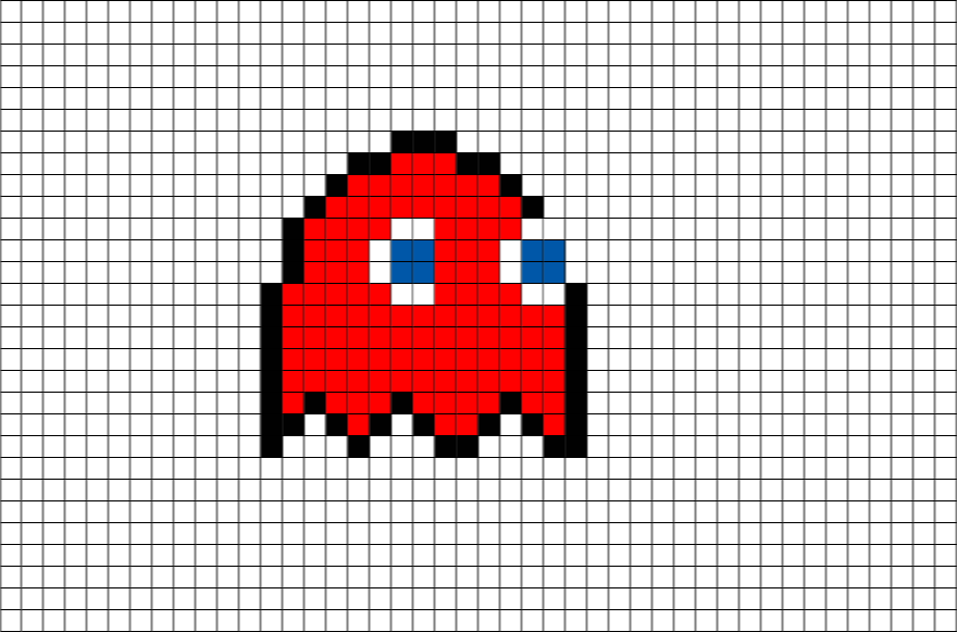 Pixel Art Minecraft Pac Man (880x581), Png Download