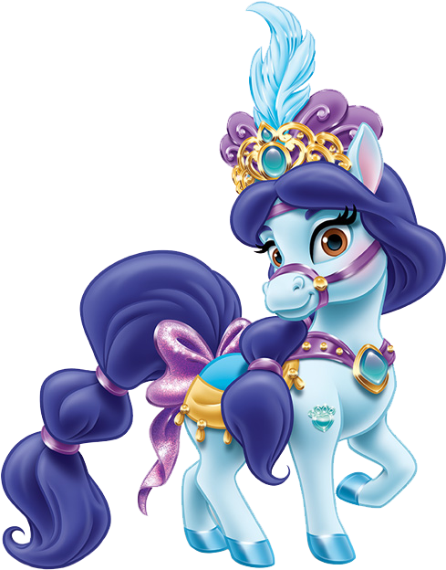 Lapis Pony - Princess Jasmine Palace Pets Lapis (517x648), Png Download