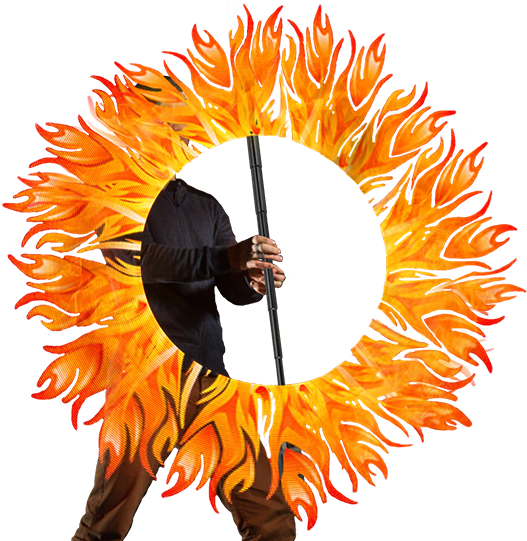 Book A Fire Dance In Ireland - Fire Dancer Png (604x540), Png Download