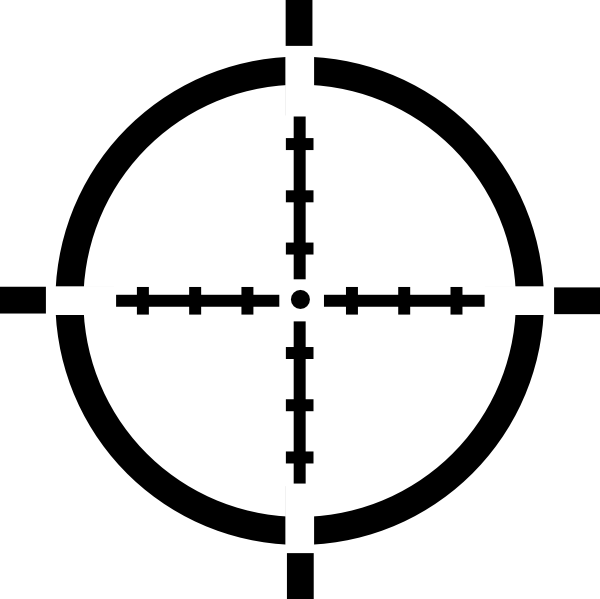 Crosshairs Png - Crosshair Clipart (600x599), Png Download