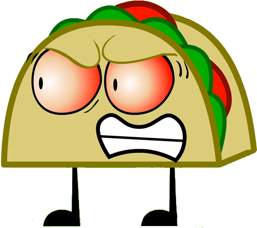 Taco 6 - Clip Art Taco (547x476), Png Download
