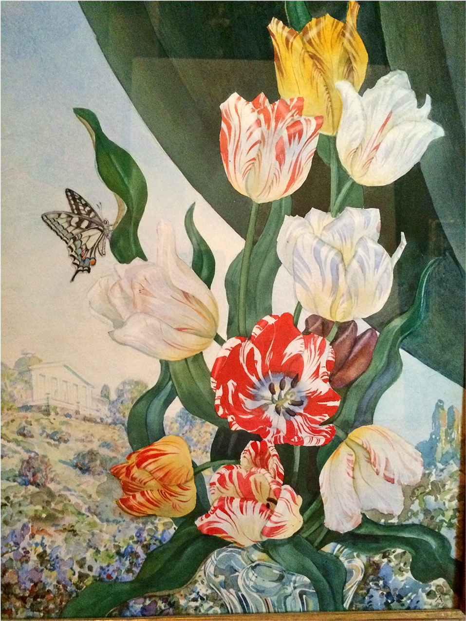 Andrey Avinoff Russian/american Artist Watercolor Tulips - Andrey Avinoff Artwork (1400x1400), Png Download