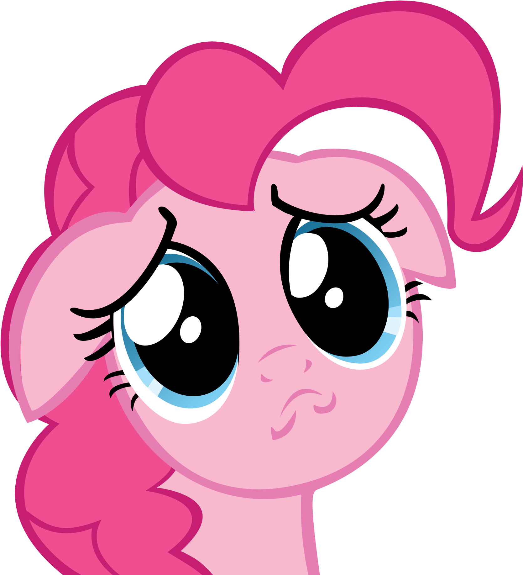 Fanmade Pinkie With Puppy Eyes - Pinkie Pie Puppy Face (2000x1871), Png Download