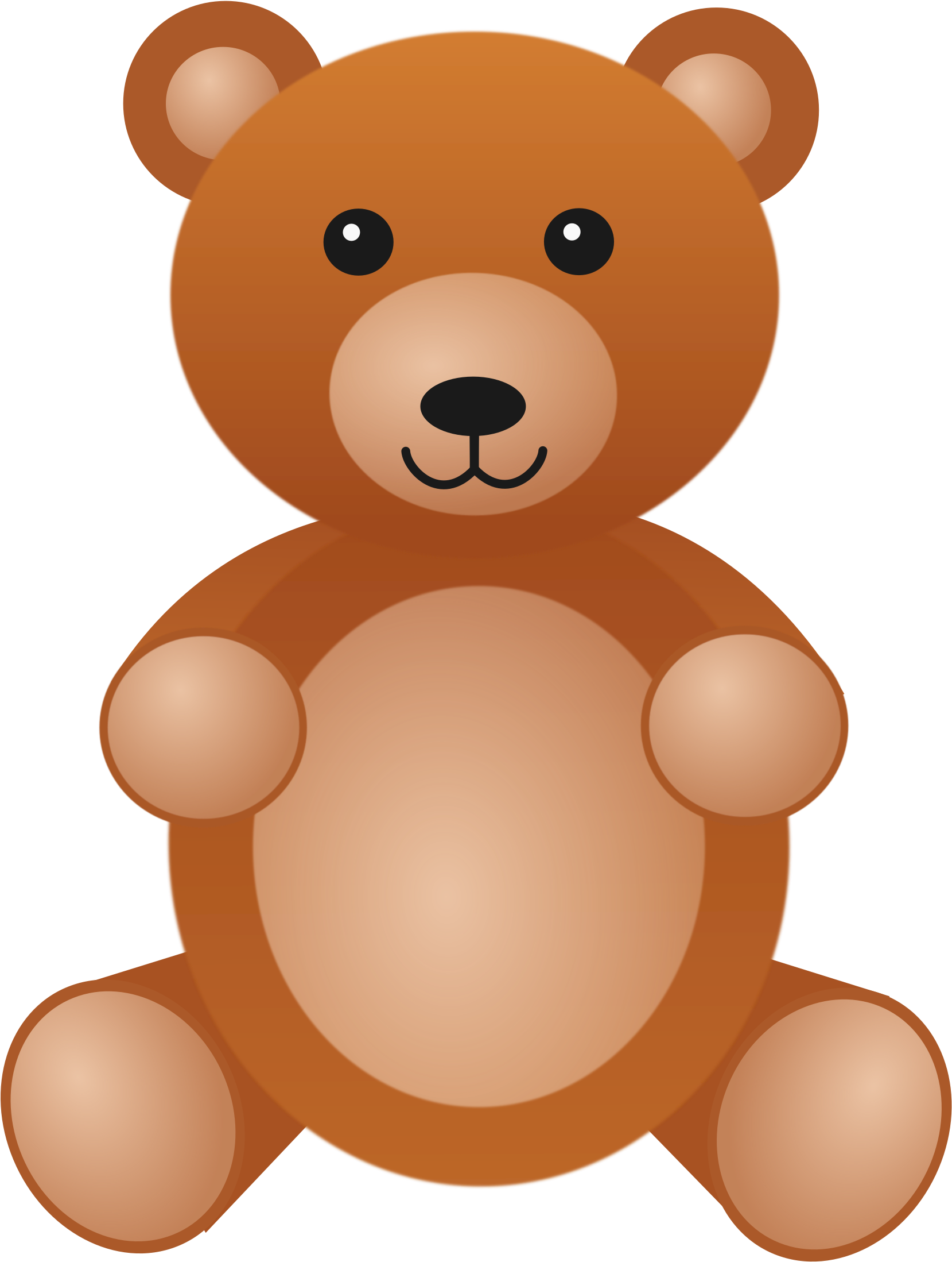 Free Icons Png - Teddy Bear Clipart Png (999x1323), Png Download