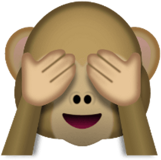 Download - Emoji Monkey No Evil 3 Pk (1000x992), Png Download