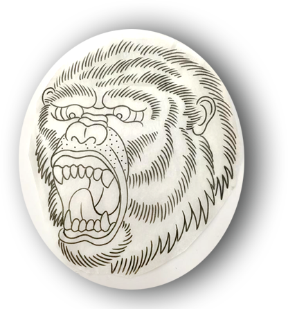 Funhouse Tattoo (416x446), Png Download