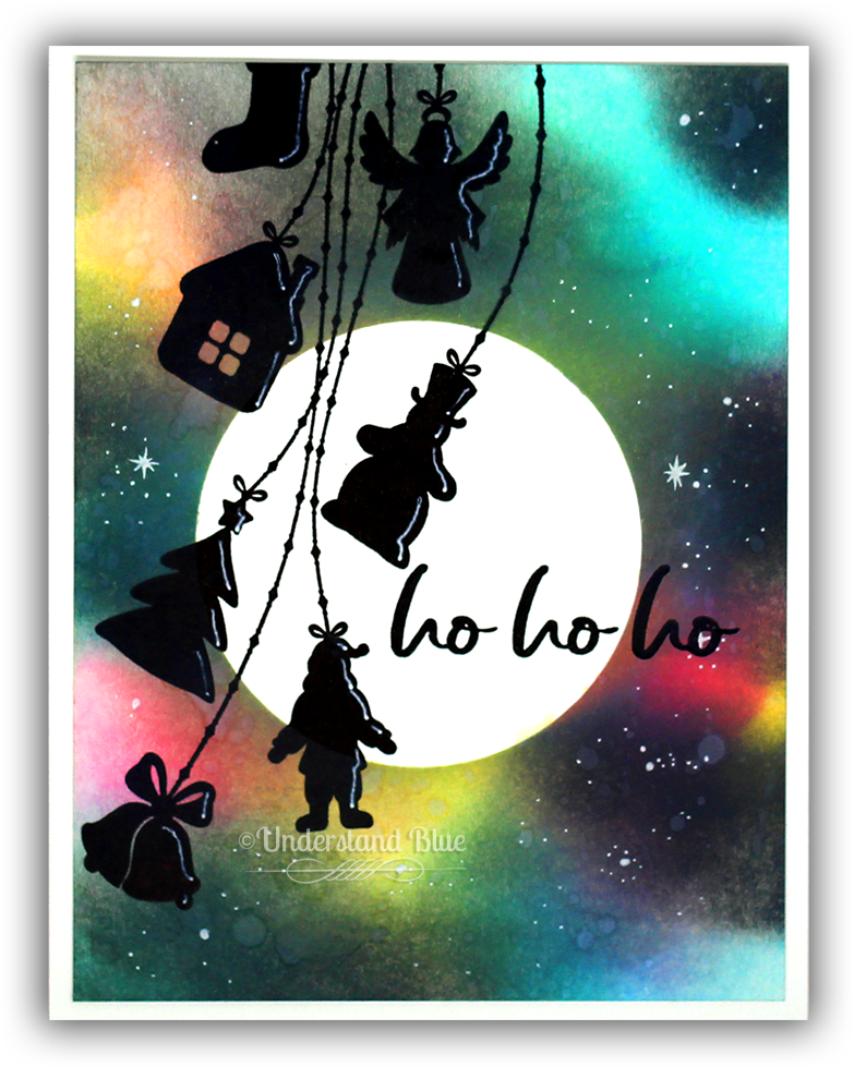 String Of Lights Card By Understand Blue - Illustration (900x1080), Png Download