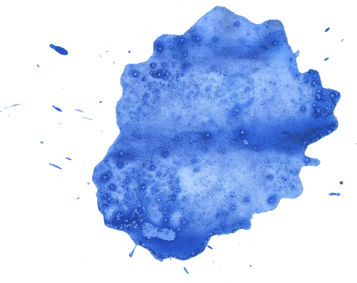 Water Paint Png - Blue Paint Splatter Png (1194x946), Png Download