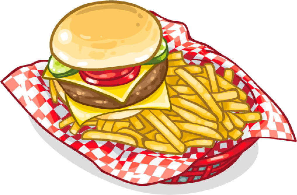 Scfrenchfries Frenchfries Fastfood Hamburger Burger - French Fries (1024x1024), Png Download