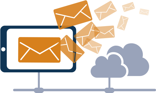 Cloud-email - Business Email Png (580x410), Png Download