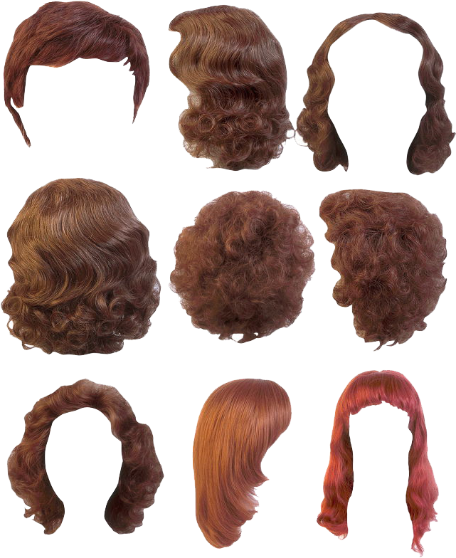 Download Hairstyles Free Png Photo Images And Clipart - Wigs Png (650x803), Png Download