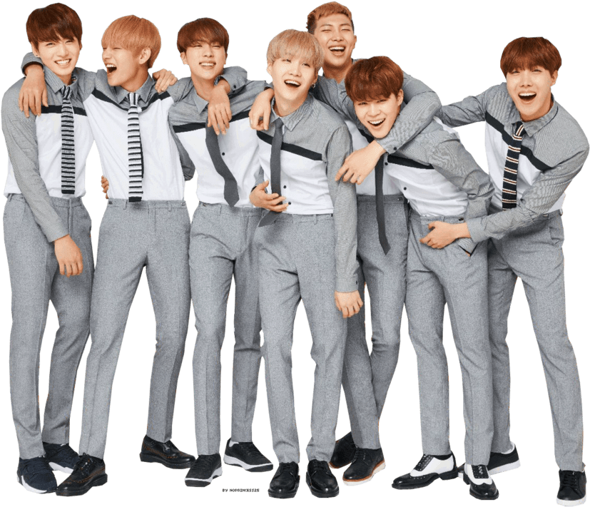 Bts Grey Clothing - Bts In School Uniforms (1024x1024), Png Download
