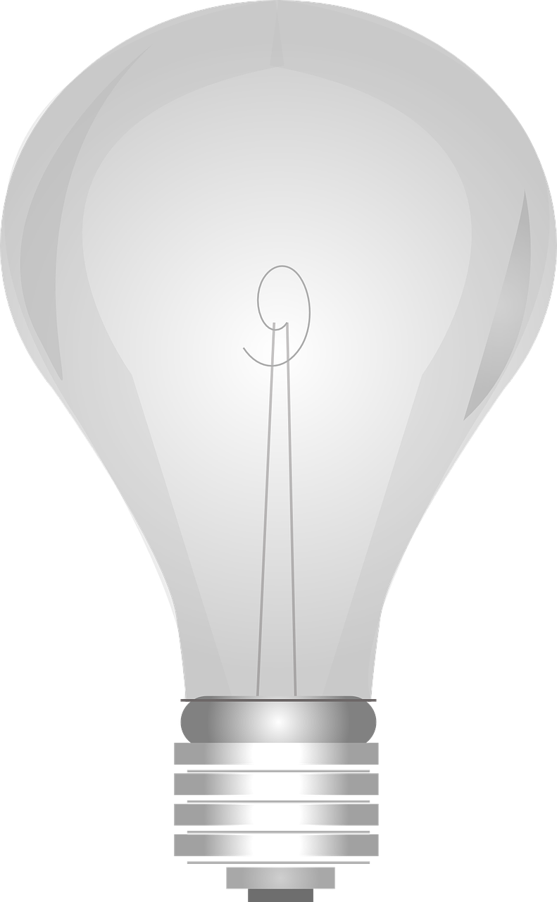 How To Set Use Gray Light Bulb Clipart (366x592), Png Download