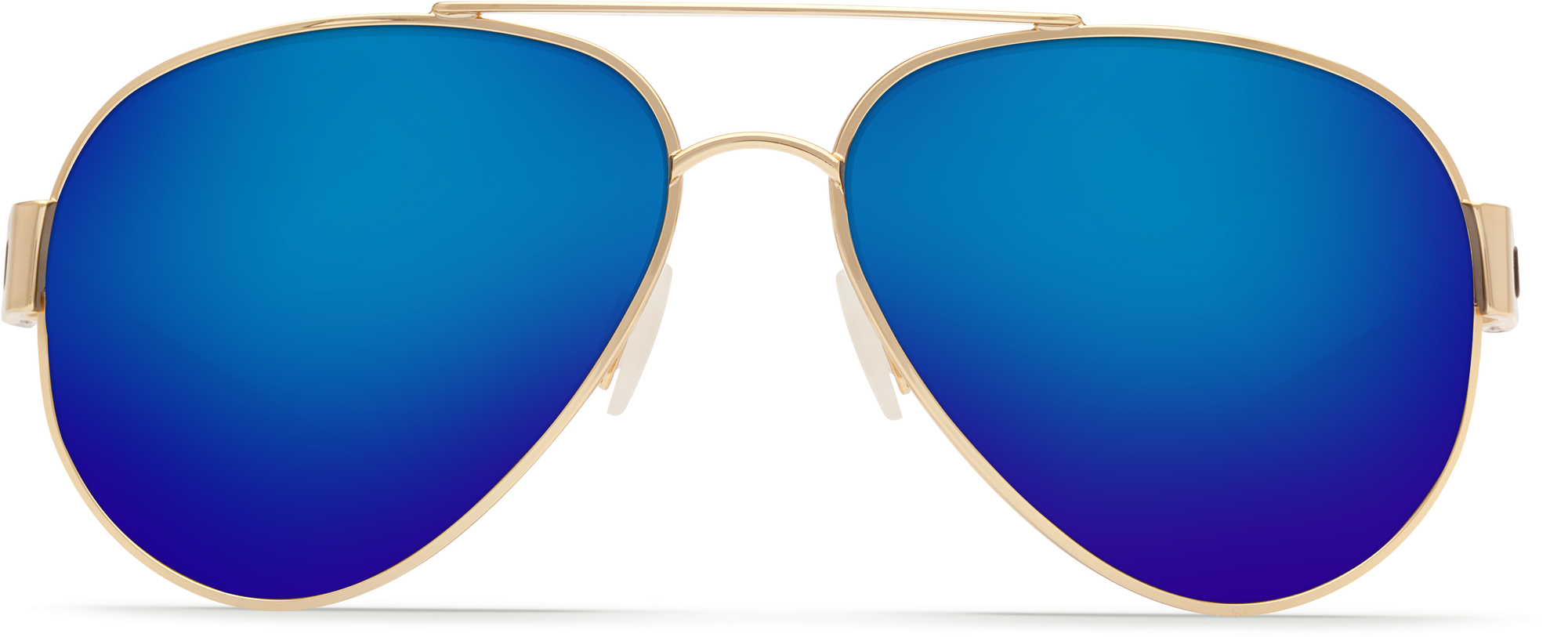 Costa Del Mar South Point Sunglasses In Gold, Metal - Circle (2000x1000), Png Download
