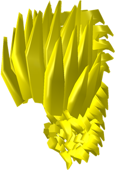 Super Saiyan - Super Saiyan 3 Hair Png (420x420), Png Download