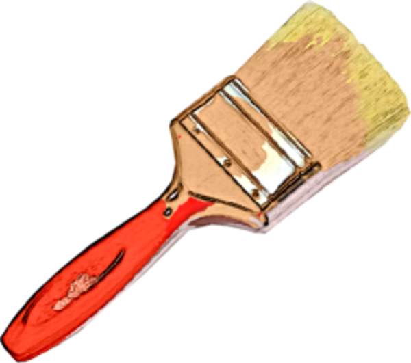 Free Icons Png - Cartoon Pictures Paint Brush (600x531), Png Download