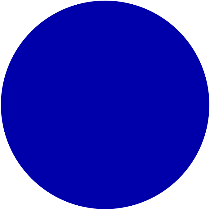 Pan Blue Circle - Sphere Clipart (677x677), Png Download