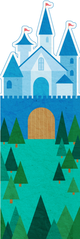 Download Castle Bookmarks Clipart Cinderella Fairy - Castle Bookmarks (260x780), Png Download