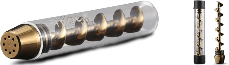 7pipe Twisty Glass Blunt - Blunt Water Pipe (848x217), Png Download